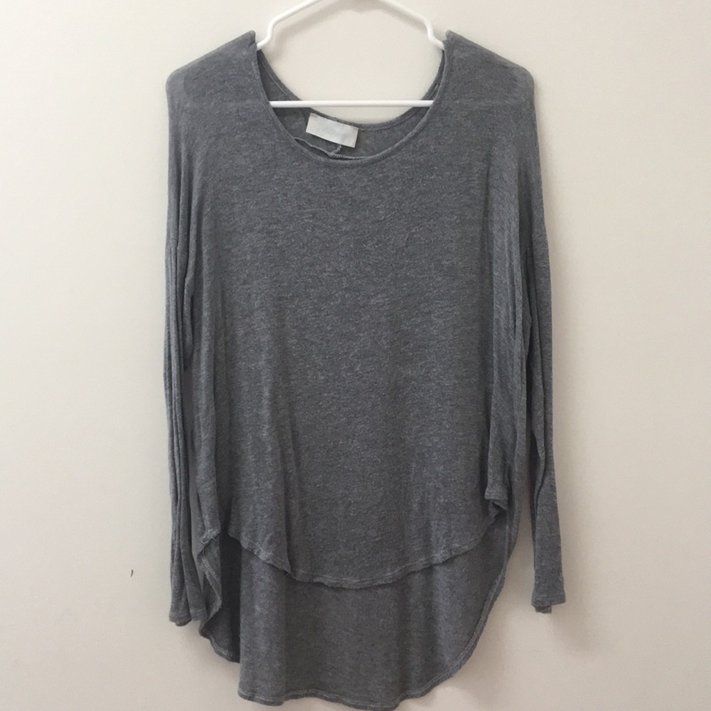 Heather Gray Long Sleeve Tee